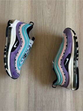 Nike Air Max 97 Shoes Size 5.5Y Multicolor Have A Nike Day 923288-500
